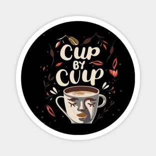 Cup By Cup Coffee Barista Magnet